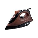 Impress Basic Clothing Iron | Non-Stick | Compact | Spray | Adjustable Steam | Fabric Selector | Swivel Cord | Lightweight | 1200-Watt (Marsala)