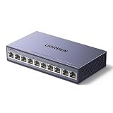 UGREEN Ethernet Switch, 10-Port PoE Switch, 8 PoE+@60W + 2 Gigabit Uplink