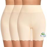 FRESBEIT Cooling Slip Shorts for Women Under Dress Anti Chafing Biker Short
