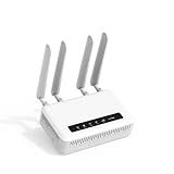 GL-X2000(Spitz Plus) Cellular Gateway 4G LTE Router for Home, RV, Road trips, Offices, CAT 12, Wifi 6 Router, Detachable Antennas, Dual-SIM, T-Mobile & AT&T IoT Certified, OpenVPN, WireGuard (NA Only)