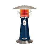 Cuisinart Portable Tabletop Patio Heater, 11,000 BTU Outdoor Propane Heater with Safety Tilt Switch and Adjustable Heat, Burner Screen Guard, 30 sq. Foot Heat Range, Navy