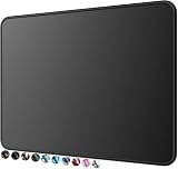 MROCO Essential Office & Gaming Mouse Pad, 30% Larger, 8.5” x 11” in, Black