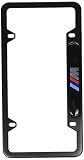 BMW Black Stainless Steel License Frame with M Logo