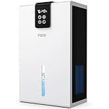 Dehumidifier, Dehumidifiers for Home, 98 OZ Water Tank, (1000 sq.ft) Quiet Dehumidifier for Basement Bedroom Bathroom with Humidity Display, Auto Shut Off, Relaxing 7 Color Ambient Light(White)