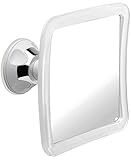 MIRRORVANA Fogless Shower Mirror for Shaving with Upgraded Suction, Anti Fog Shatterproof Surface and 360° Swivel - 6.3" x 6.3"