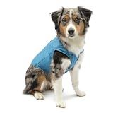 Kurgo Loft Dog Jacket, Coastal Blue/Orange, Large