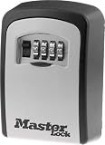 Master Lock 5-Key Combination Safe Black/Silver 5401D