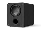 Monolith M-10 V2 10-Inch THX Certified Ultra 500 Watt Powered Subwoofer - Low Distortion, High Power Output, Vented HDF Cabinet, RCA and XLR Inputs, for Home Theater Systems, Black Ash Finish
