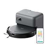 eufy Robot Vacuum C10 with Self Emptying, 8 Weeks Hands Free, Advanced Smart Mapping with LiDAR Navigation, 2.85-Inch Slim Design, Powerful Suction, Edge Expansion Brush for Pet Hair