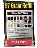 Hair Building Fibers Dark Brown 57 Grams (2 oz) Minute Hair Refill Hair Loss Concealer That You Can Use for Your Bottles From Competitors Like Toppik, Xfusion (Dark Brown)