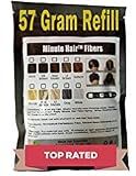Hair Building Fibers , Hair Loss Concealer Black 57 Grams (2 oz) Minute Refill are compatible with all hair fiber applicator bottles