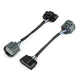 2PCS HID to Halogen Headlight Wiring Adapter Headlamp Conversion Swap Harness Left Right for GMC Acadia 2007-2012 Driver Passenger Side 22938889 22938888