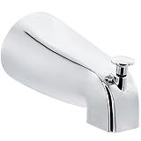 Slip Fit Tub Spout with Pull-Up Diverter for 1/2 in Copper Tube