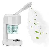 JOSTZHXIN Facial Steamer Nano Ionic Face Steamer with Extendable Arm,Portable Facial Steamer 360°Rotating Nozzle Esthetician Steamer for Personal Care at Home or Salon