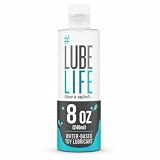 LUBELIFE Water Based Lube – Toy-Safe Personal Lubricant for Men, Women & Couples, Travel Size, Non-Staining, Easy Clean-Up, 8 Fl Oz