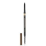 L'Oreal Paris Makeup Brow Stylist Definer Waterproof Eyebrow Pencil, Ultra-Fine Mechanical Pencil, Draws Tiny Brow Hairs and Fills in Sparse Areas and Gaps, Medium Ash Brown, 0.003 Oz