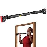 leikefitness Pull-Up Bar For Door Frame Chin Up Bar Upper Body Workout 28.3"- 37.8" Adjustable Portable Training Pull-Up Bars without Screw - Adjustable Width Locking Mechanism