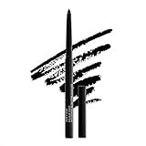 wet n wild Mega Last Breakup Proof Retractable Eyeliner - Ultra-Fine Brush, Waterproof,16-Hour Long-Lasting Wear - Cruelty-Free & Vegan - Black