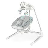 Ingenuity InLighten 5-Speed Baby Swing for Infant, Newborn to 9 Months, Van