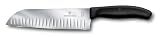 Victorinox Swiss Classic 7 Inch Santoku knife, Granton Blade, Black