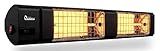 Dr. Infrared Heater 10,260 BTU Infrared Heater, Indoor and Outdoor Heater for Patio, Garage, Commercial & Residential, 3000W, 220-240V with Remote, Black