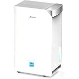 AEOCKY 74 Pint/D Energy Star Version 6.0 Dehumidifier, 4500 Sq.Ft Smart Compressor Dehumidifier with Drain Hose, Intelligent Humidistat,for Basement,Bedroom,Home,Bathroom