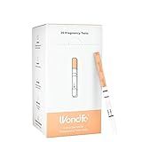 Wondfo Early Result Pregnancy Test Strips - Get Results 6 Days Sooner Than Missed Period-Sensitive and high-Accuracy HCG Testing Kit at 10 MIU/ml Cut-Off -[25 Packs]