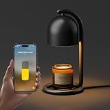 SwitchBot Smart Candle Warmer Lamp App & Voice Control, Flameless Wax Melter with Timer, Bulb x2, for Jar Candles, 1%-100% Dimmable, Matter for Apple Home & Alexa, Women Birthday Housewarming Gift