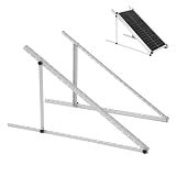 AeternaSol 45" Solar Panel Mount Brackets Adjustable Solar Panel Tilt Mount Brackets for 100-400 Watts Solar Panel 2400Pa Windproof for Roof, RV, Ground, Boat and Off-Grid (Brackets)
