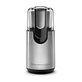 KitchenAid BCG111OB Blade Coffee Grinder, 4 oz, Onyx Black
