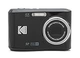 KODAK PIXPRO Friendly Zoom FZ45-BK 16MP Digital Camera with 4X Optical Zoom 27mm Wide Angle and 2.7" LCD Screen (Black)