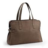 KALIDI Suede Tote Bag with Zipper Women’s Purses Handbags for Work Travel, Coffee