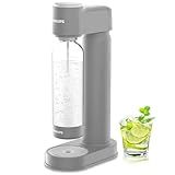 PHILIPS Sparkling Water Maker Soda Maker Soda Streaming Machine Quick Twist for Easy Install, 1L Carbonating Bottle, Soda Water Maker, Compatible with 60L CO2 Carbonator(NOT Included), ADD4901GROQ/37