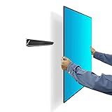 No Stud TV Wall Mount, Drywall Studless TV Hanger No Damage, No Drill, Non Screws, Dry Wall Flat Screen TVs Easy Install Bar Bracket fits VESA 12-55 inch TVs up to 99 lbs, Include Hardware Levels