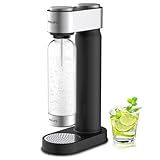 Philips Soda Streaming Machine, Stainless Sparkling Water Maker Easy Install with Quick Twist 1L PET Carbonating Bottle, Soda Maker Compatible with 60L CO2 Carbonator (NOT Included), ADD4902BKOQ/37
