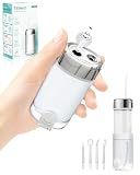 Palm-Sized Travel Water Flosser, Foldable Mini Oral Irrigator for Braces
