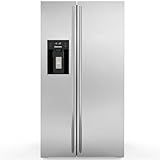 Electactic 20 Cu.ft. Large Refrigerator Fridge, 2 French Door Stainless Steel with Water Dispensor, Ice Maker for the Kitchen