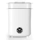 Fisca Baby Bottle Sterilizer and Dryer, 5-in-1 Large Capacity Bottle Sanitizer and Dryer, 2 Layers Compact Baby Bottle Electric Steam Sterilizer and Dryer for Baby Bottles, Pacifiers, Pump Parts