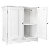 Pedestal Sink Storage Cabinet with 2 Doors, Under Sink Bathroom Cabinet with 2 Doors and Shelf, Under Sink Cabinet Bathroom Space Saver Organizer Pedestal Sink Vanity Furniture