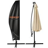 ROWYEET Patio Umbrella Covers for Outdoor Cantilever Umbrella 9-12Ft