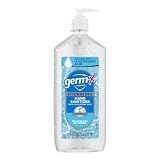 Germ-X Hydrating Hand Sanitizer, with Hyaluronic Acid, 1L Bulk Pack, No Rinse Formula, Sanitizing Liquid Gel for All Skin Types, Formulated without Parabens, Phthalates & Dyes