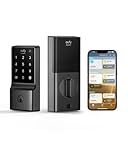 eufy Security Smart Lock C34, Keyless Entry Door Lock with Apple Home Ecosystem, Built-in Wi-Fi Deadbolt for Front Door or Back, Supports Matter, Alexa, Google Home, SmartThings