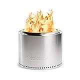 Solo Stove Bonfire 19.5" Smokeless Fire Pit with Removable Ash Pan | Portable Outdoor Fire Pit | Stainless Steel - Wood Burning Lightweight Fireplace | Ideal for 4-6 People, 20 lbs