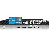 HP ProDesk 600 G4 Mini Desktop PC, Intel 6-Core i5-8500T, 16GB DDR4 RAM, 512GB PCIe SSD, WiFi, Bluetooth, Dual DisplayPort, VGA, USB-C, Windows 11 Pro - Business Office Mini Computer