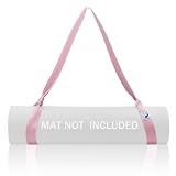 Slim Panda Yoga Mat Strap, Adjustable Soft Cotton Carrier