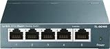 TP-Link TL-SG105, 5 Port Gigabit Unmanaged Ethernet Switch, Network Hub, Ethernet Splitter, Plug & Play, Fanless Metal Design, Shielded Ports, Traffic Optimization