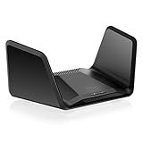 NETGEAR Nighthawk Tri-Band WiFi 6E Router (RAXE300) - Security Features, AXE7800 Wireless Gigabit Speed (Up to 7.8Gbps), New 6GHz Band, 8-Streams Cover up to 2,500 sq. ft., 40 Devices