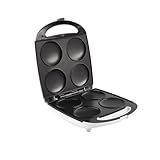 Imusa USA GAU-80300 4 Slot Electric Arepa Maker with Nonstick Surface (1,200-Watts), White