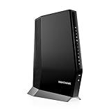 NETGEAR Nighthawk Cable Modem and WiFi 6 Router Combo (CAX80) - Compatible with All Major Cable Providers incl. Xfinity, Spectrum, Cox - Cable Plans up to 6Gbps - AX6000 WiFi 6 Speed - DOCSIS 3.1