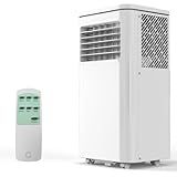 Portable Air Conditioners, 10000 BTU Air Conditioner for Room Up to 450 Sq.Ft, 24H Timer, Remote Control, Dehumidifier, 3 in-1 AC Unit with Window Kit for Bedroom, Indoor Rooms, Home Office
